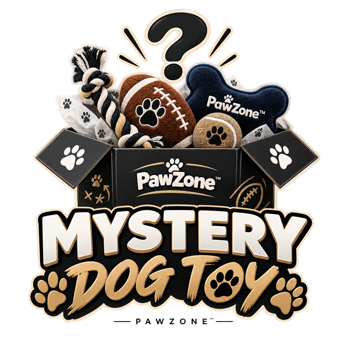 Pawzone™ Mystery Dog Toy